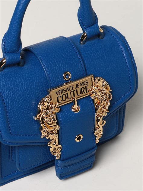 versace jeans blue purse|Versace Jeans shoulder bag men.